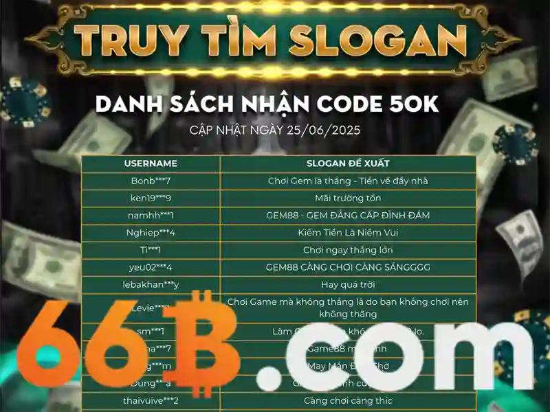 nhập code 66b – nguồn gốc và sứ mệnh